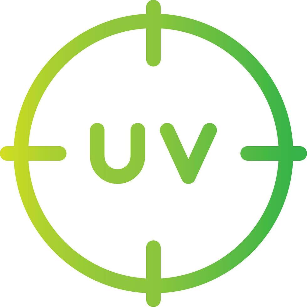 Uv Creative Icon Design vector