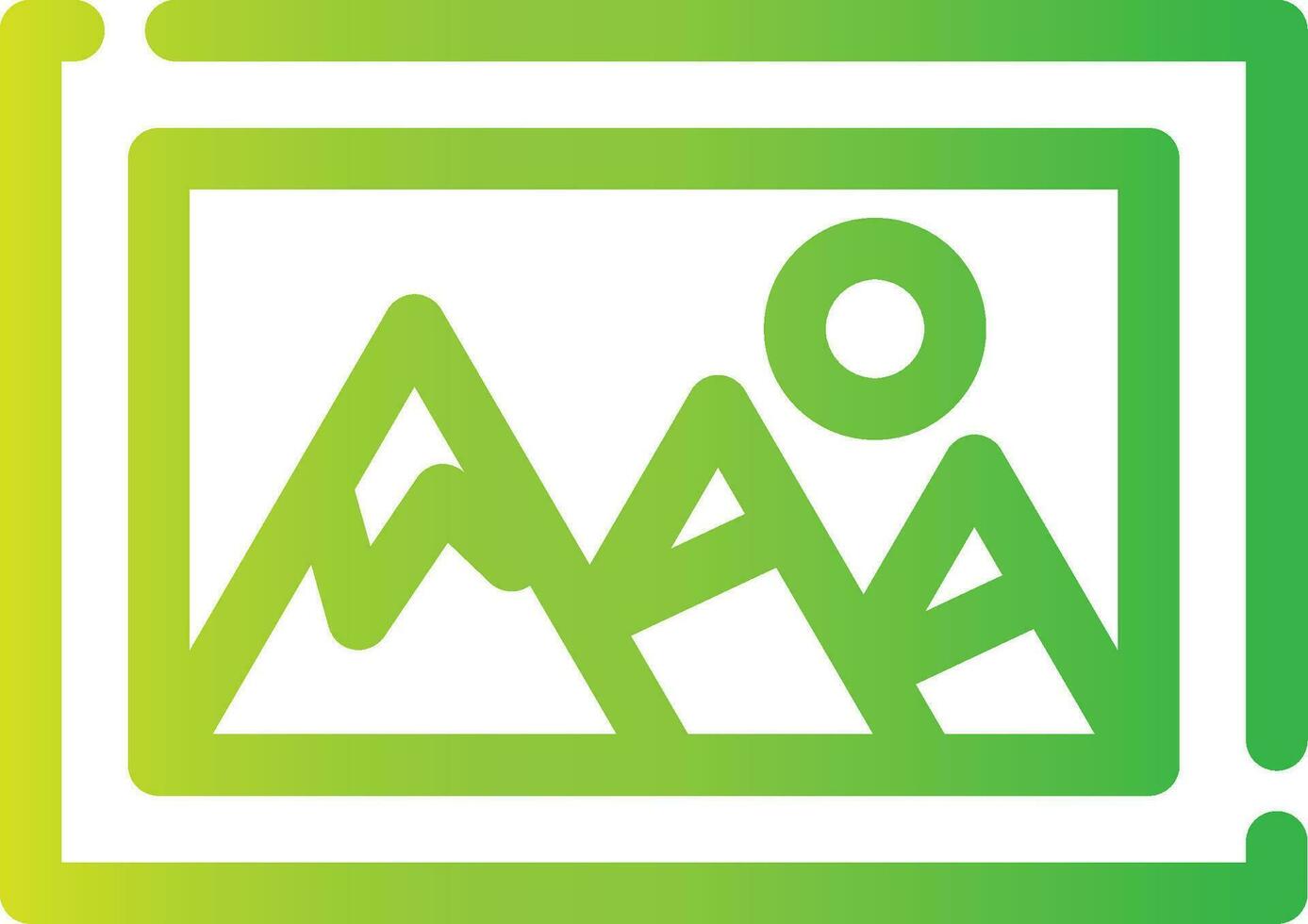 Picture Creative Icon Design vector