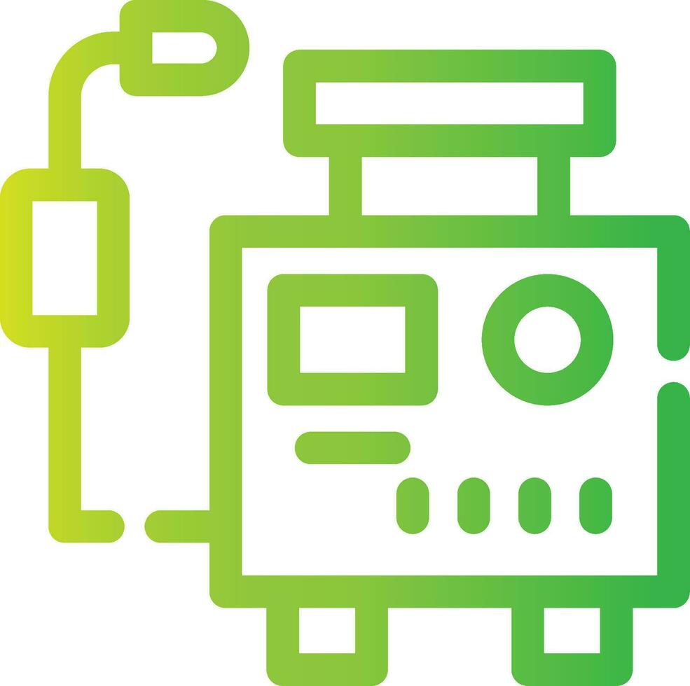 Welding Machine Creative Icon Design vector