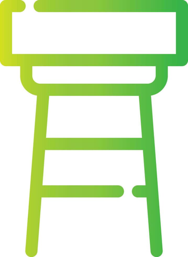 Stool Creative Icon Design vector