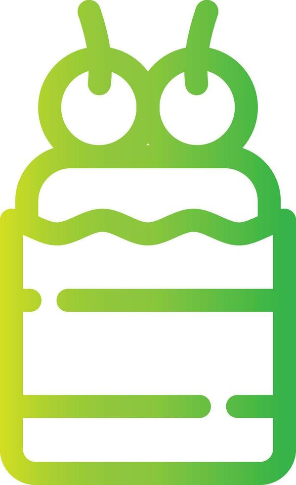 Cupcake Creative Icon Design vector