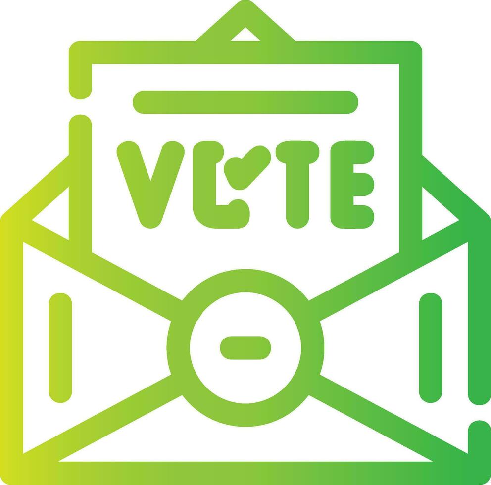 votar diseño de icono creativo vector