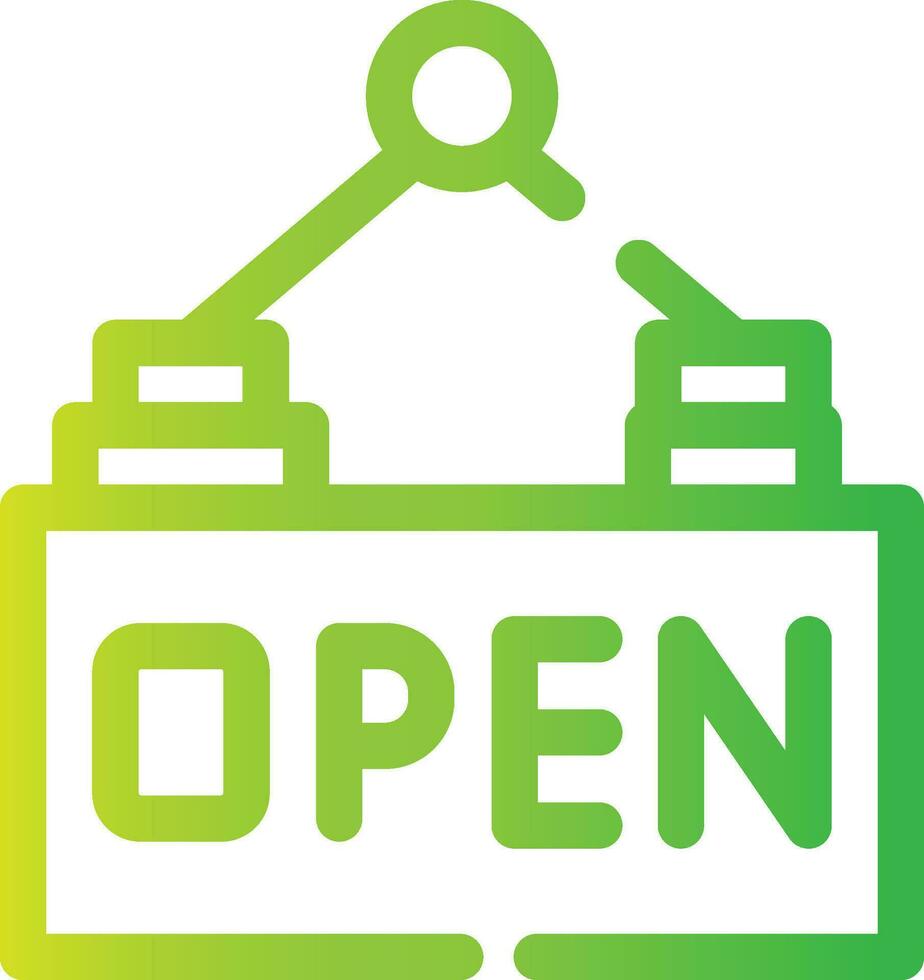 Open Creative Icon Design vector