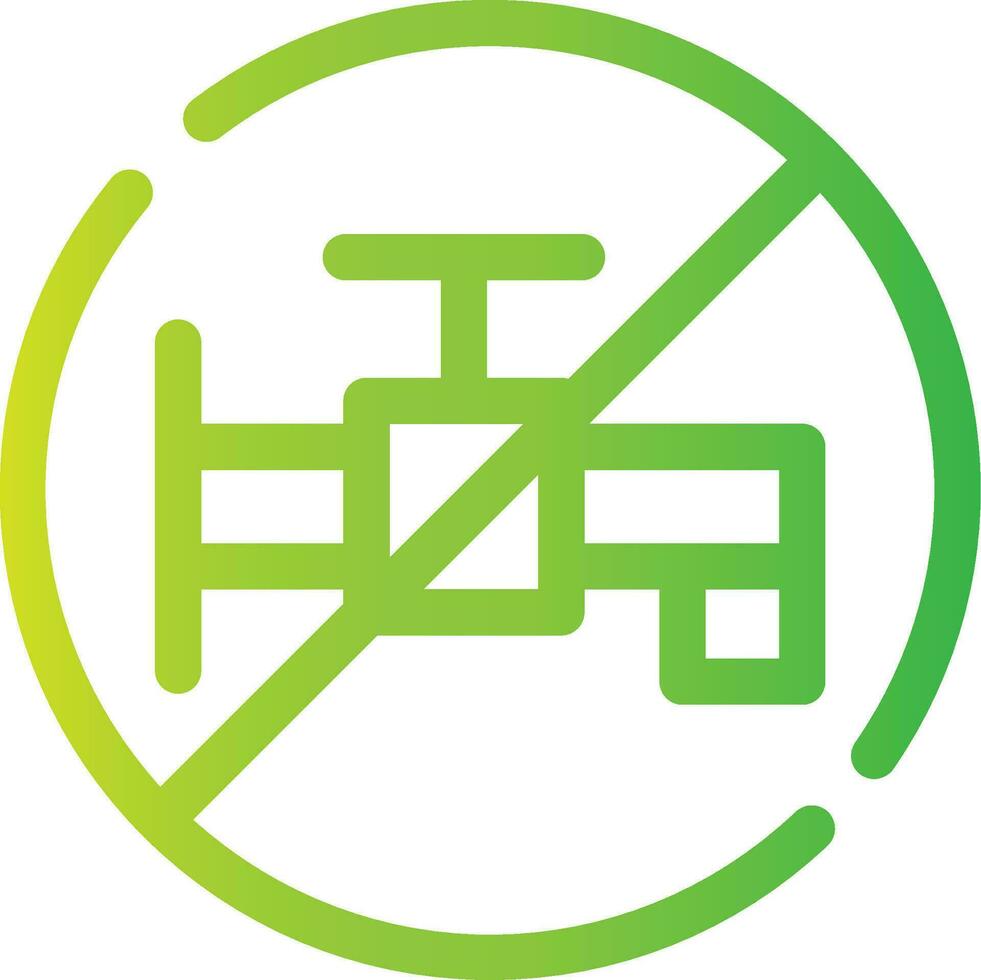 Dont Waste Water Creative Icon Design vector