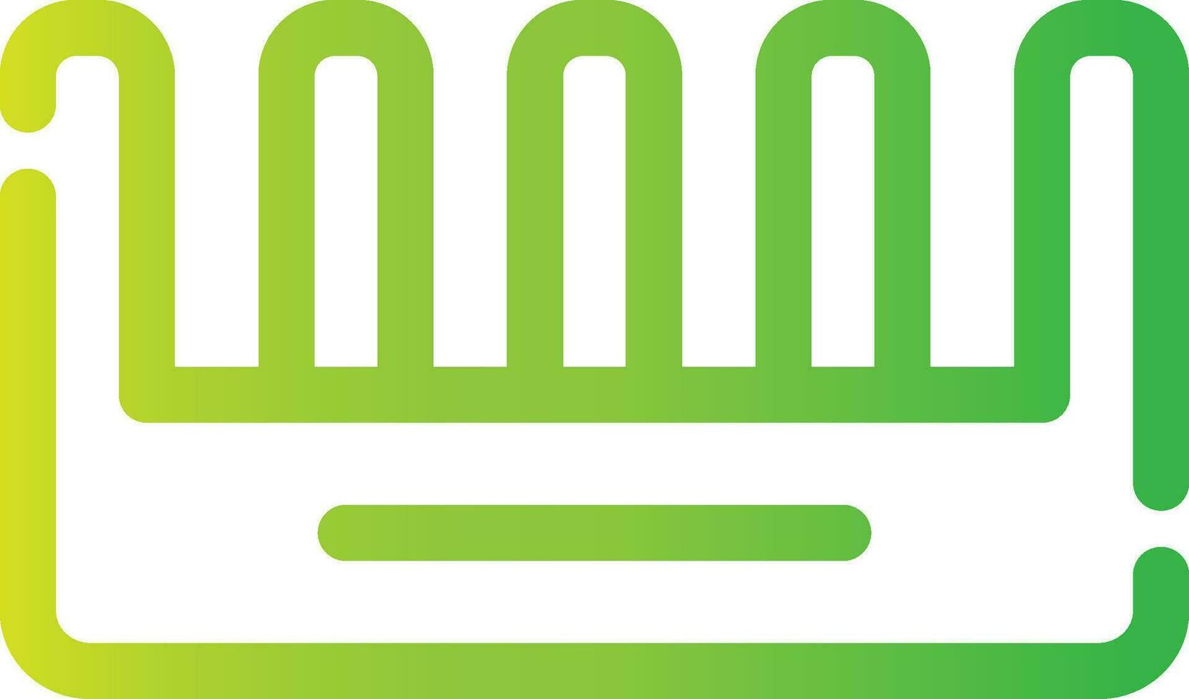 Comb Creative Icon Design vector