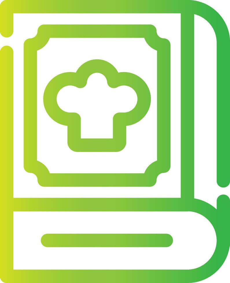 Cook Book Creative Icon Design vector