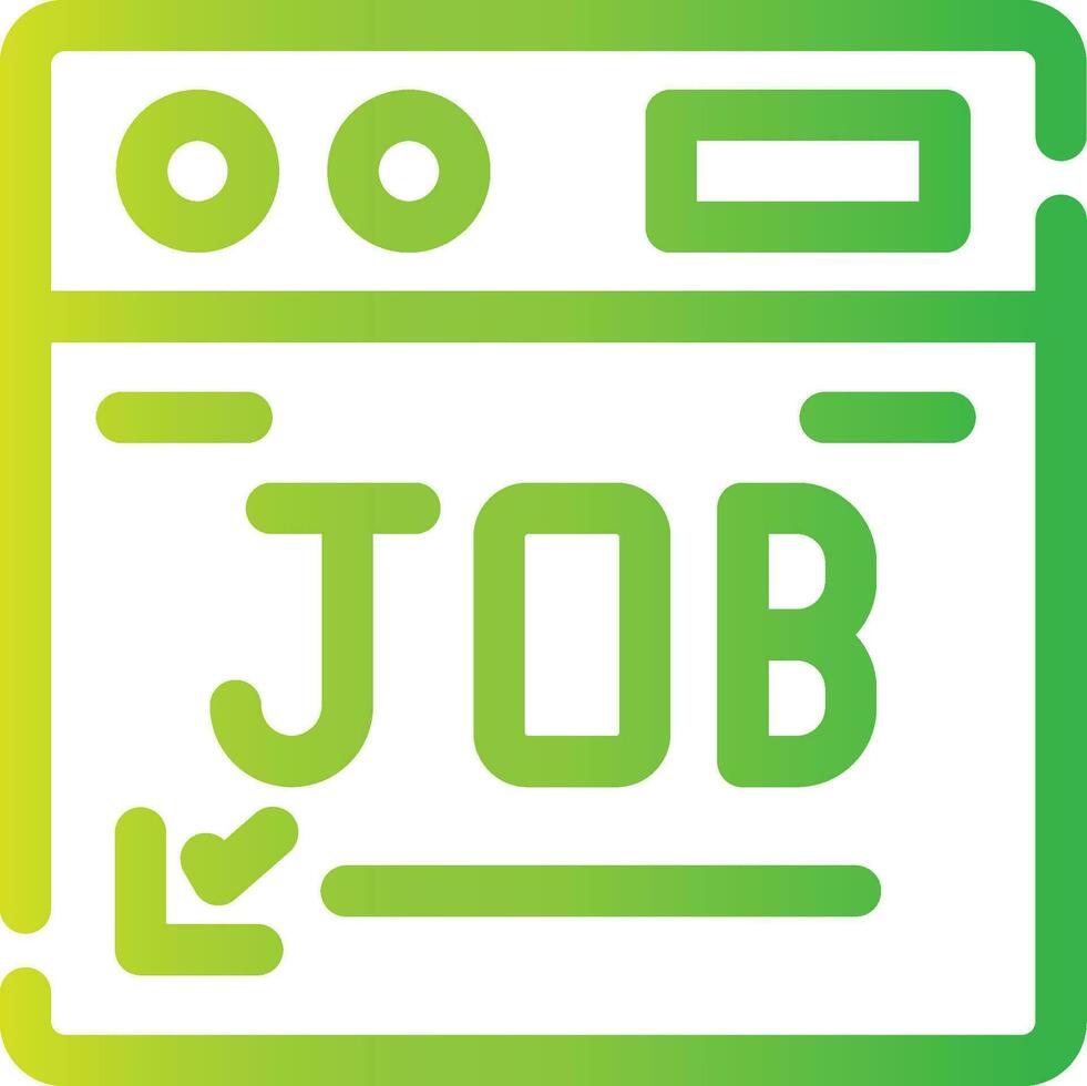 Job Creative Icon Design vector