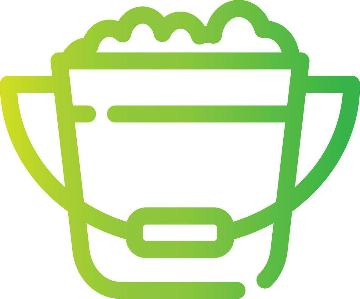 Bucket Creative Icon Design vector