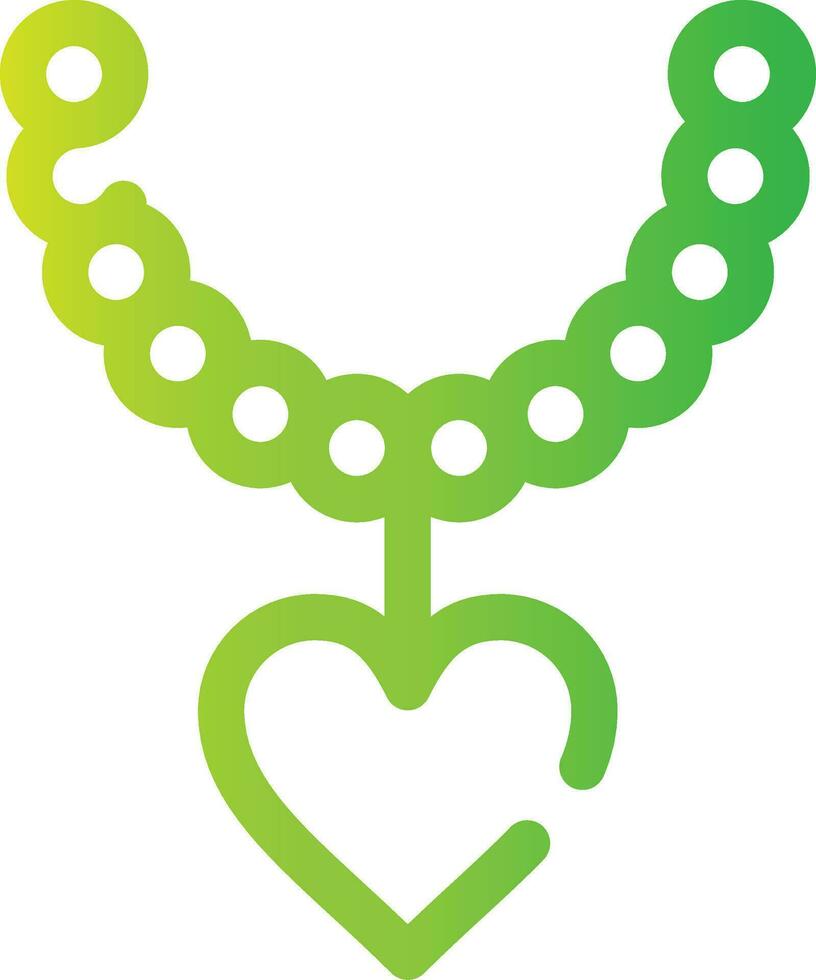 Pearl Necklace Creative Icon Design vector