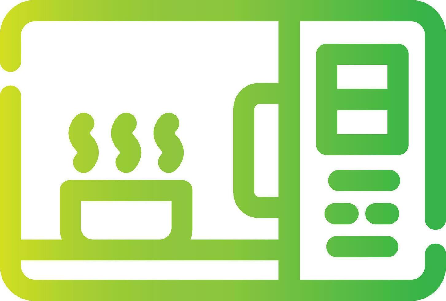 Microwave Creative Icon Design vector