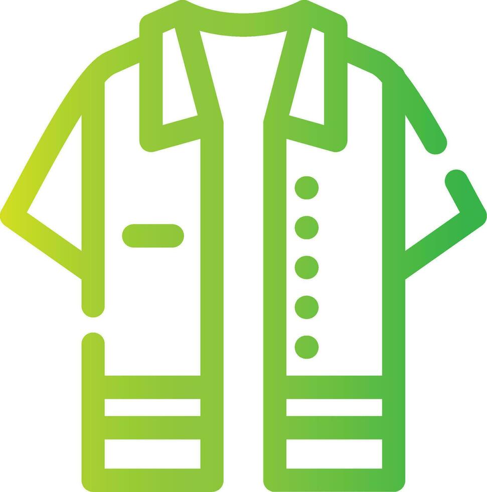 diseño de icono creativo de camisa vector