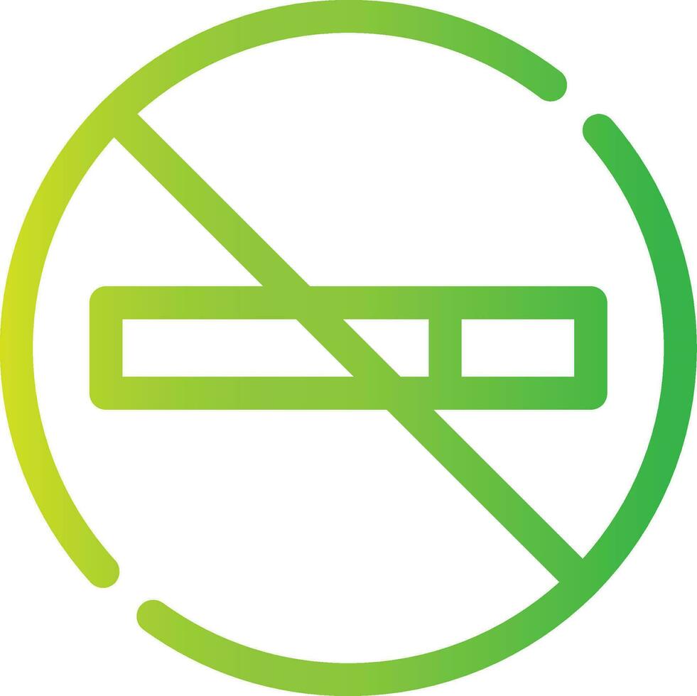 No Smoke Creative Icon Design vector