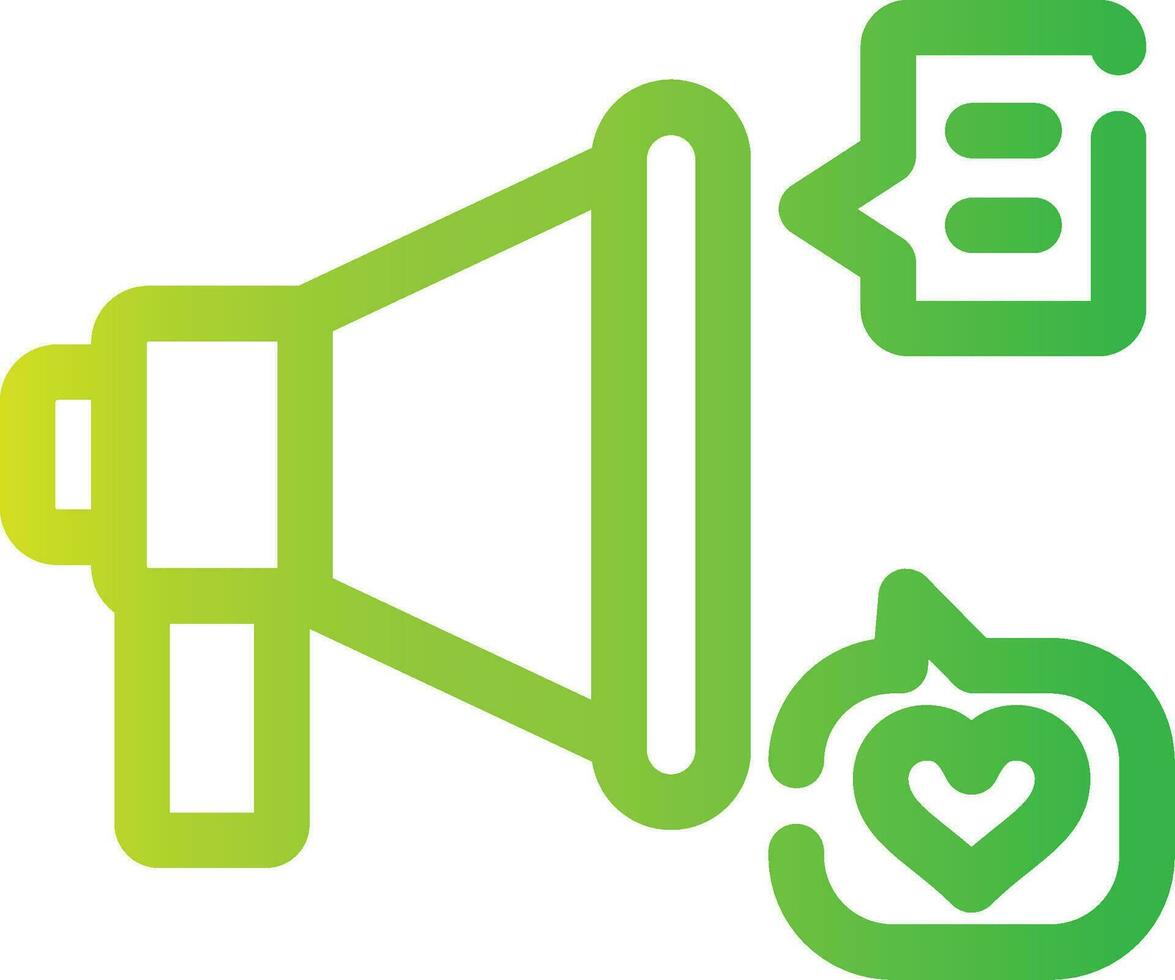 Campaign Creative Icon Design vector