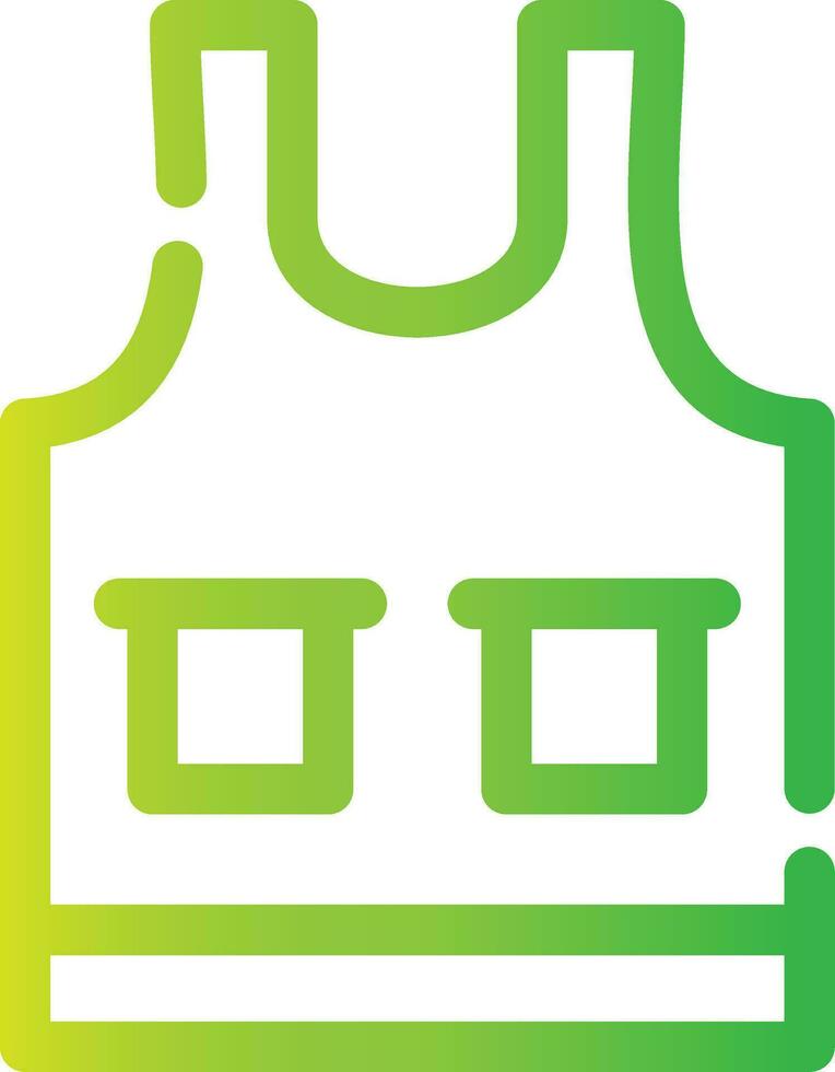 Tank Top Creative Icon Design vector