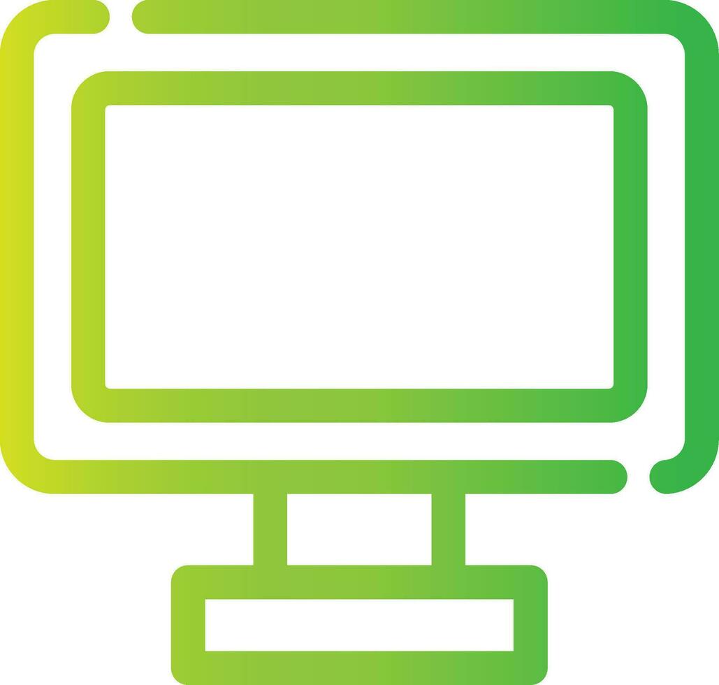 Monitor Creative Icon Design vector