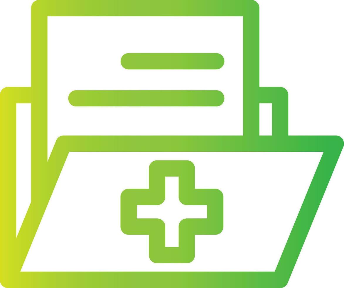 Medical History Creative Icon Design vector