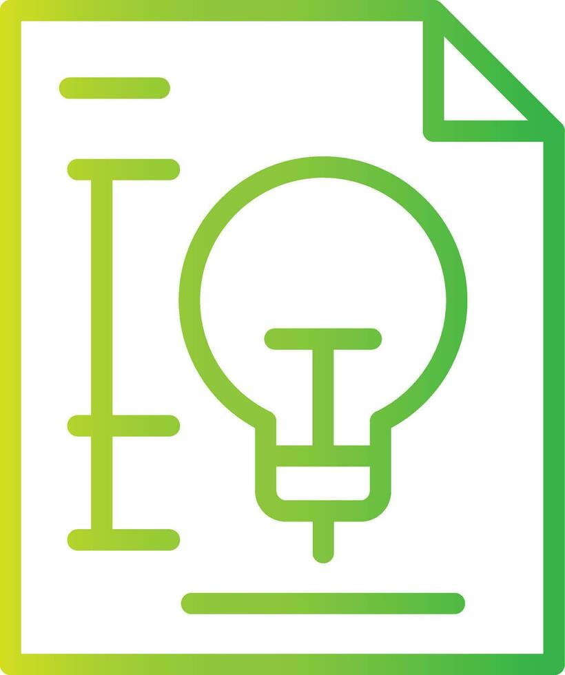 Patent Creative Icon Design vector