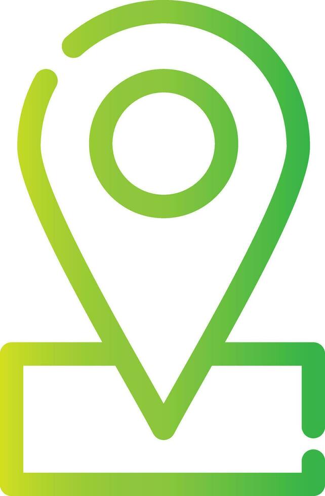 Location Pin Creative Icon Design vector