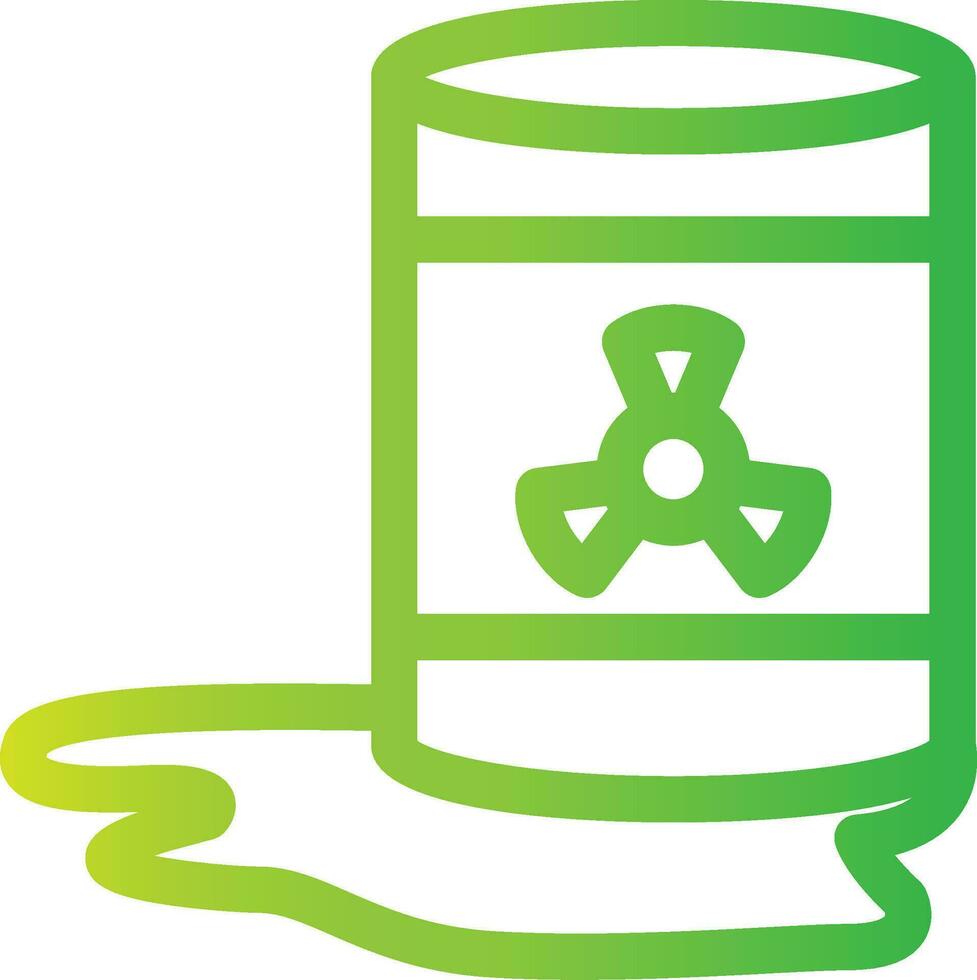 Toxic Waste Creative Icon Design vector