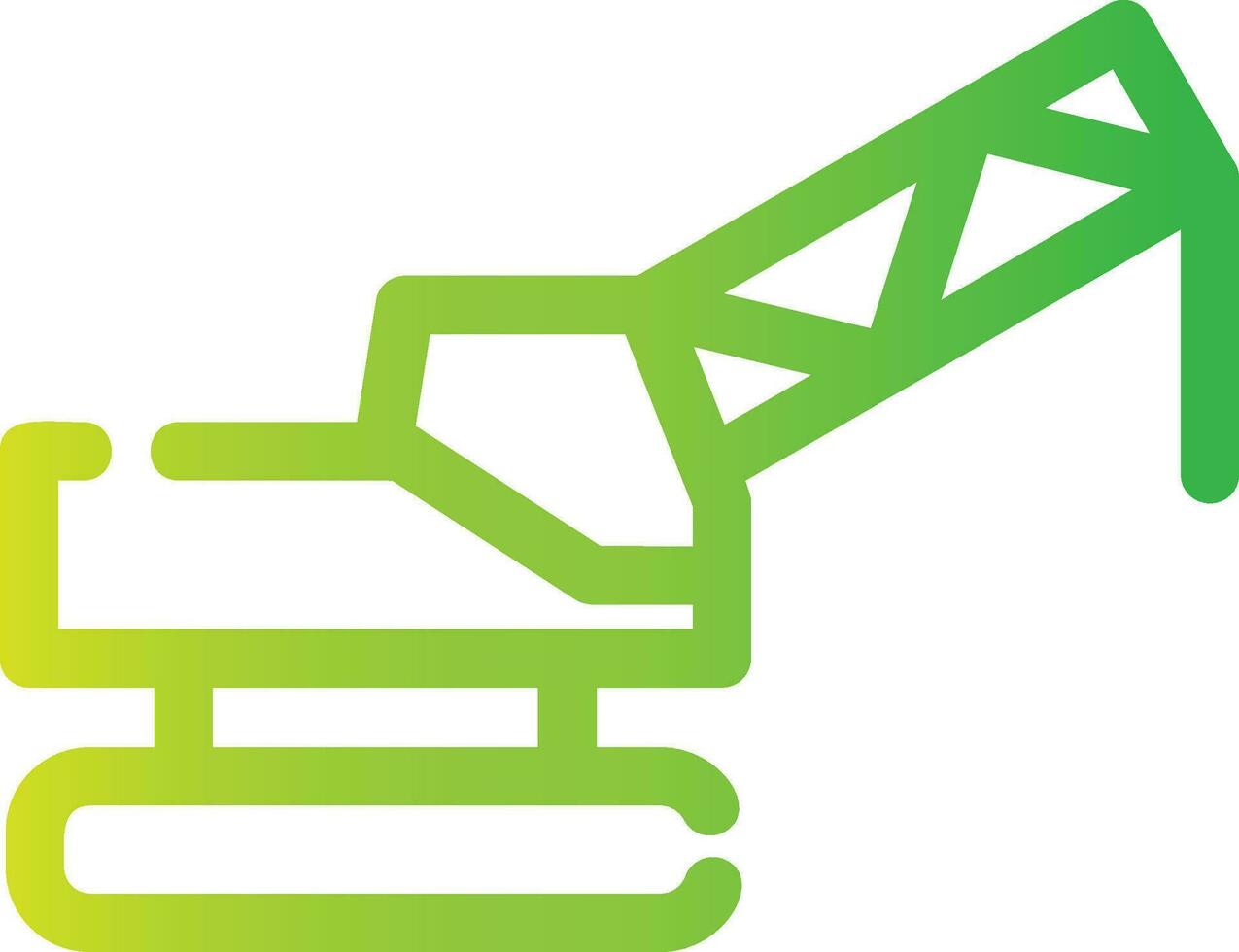 Crane Creative Icon Design vector