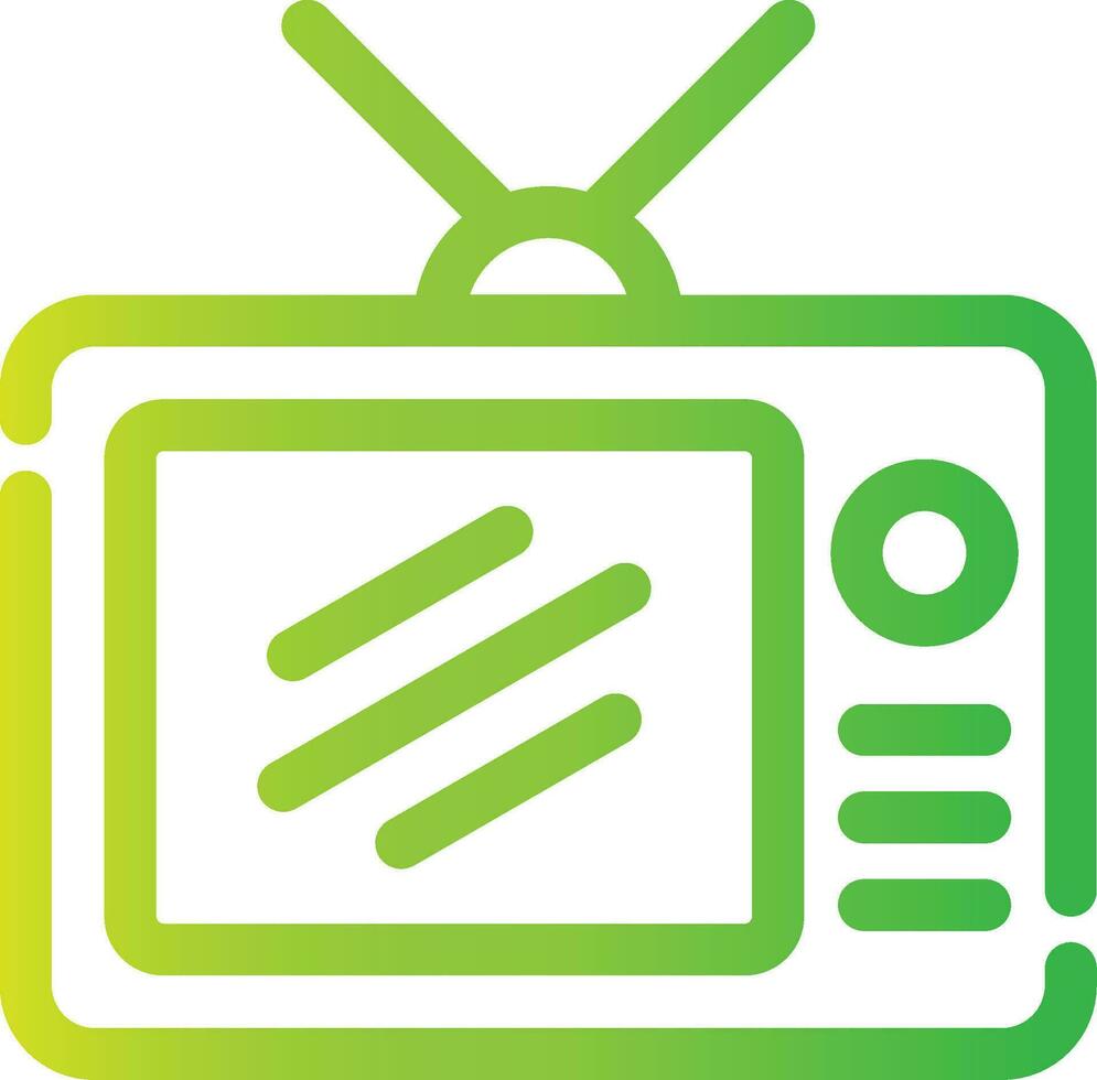 Tv Creative Icon Design vector