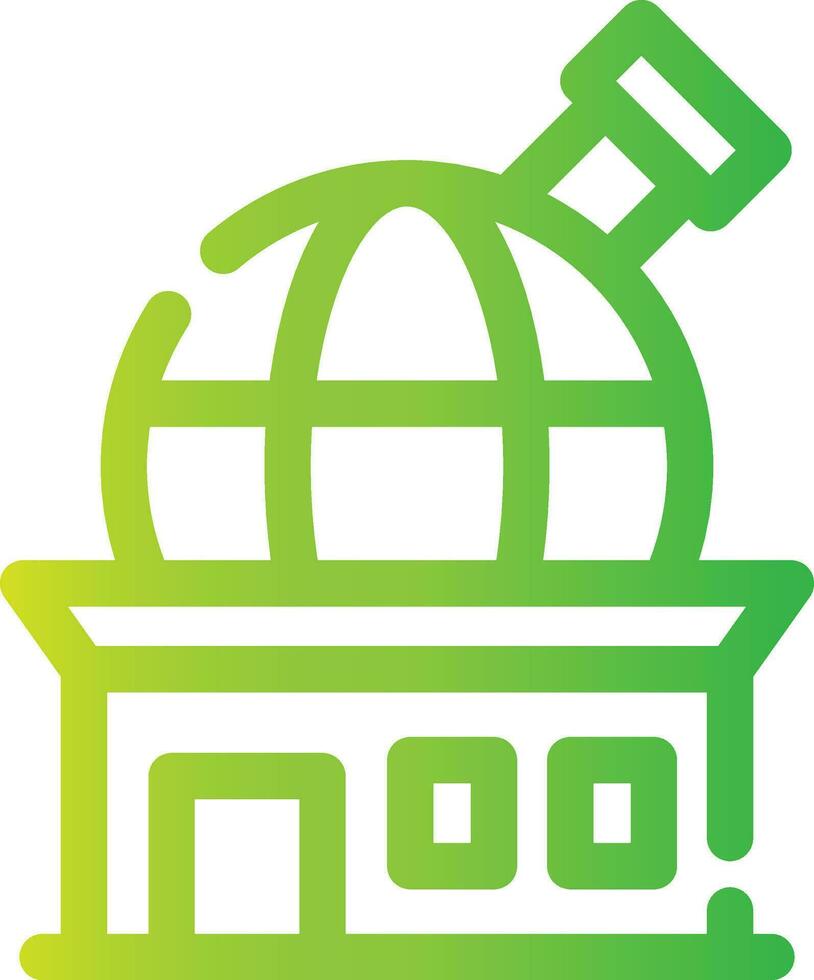 Observatory Creative Icon Design vector