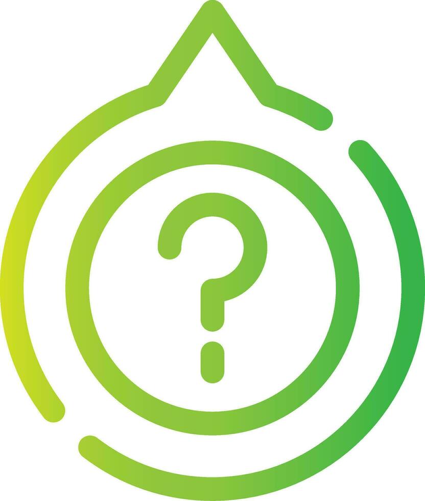 Question Creative Icon Design vector
