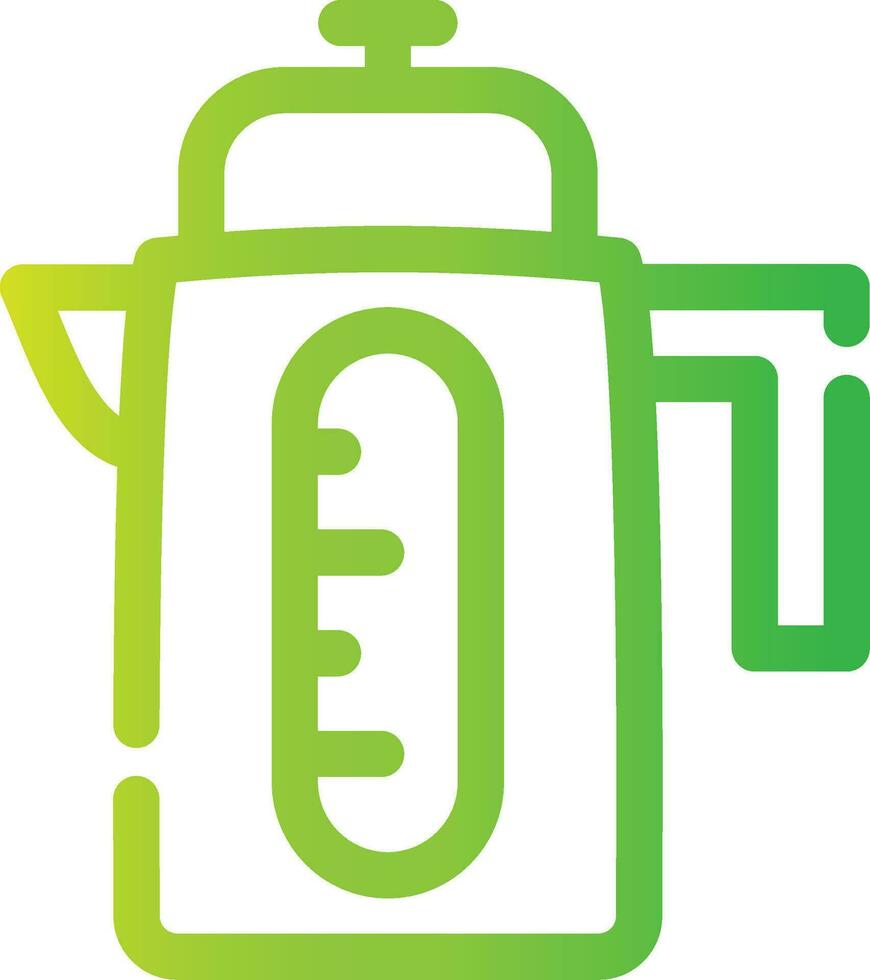 Electric Kettle Creative Icon Design vector