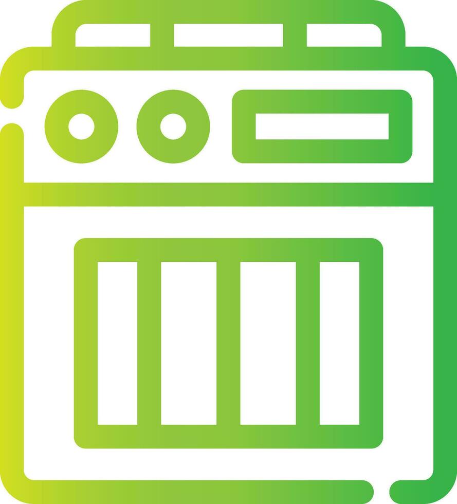 Amplifier Box Creative Icon Design vector