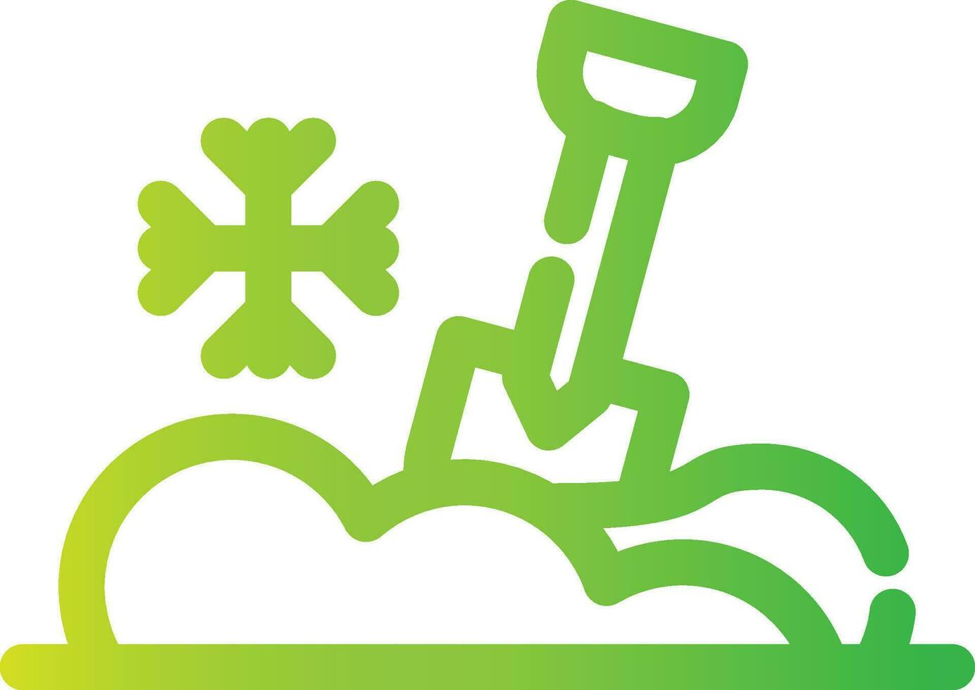 Shovel Creative Icon Design vector