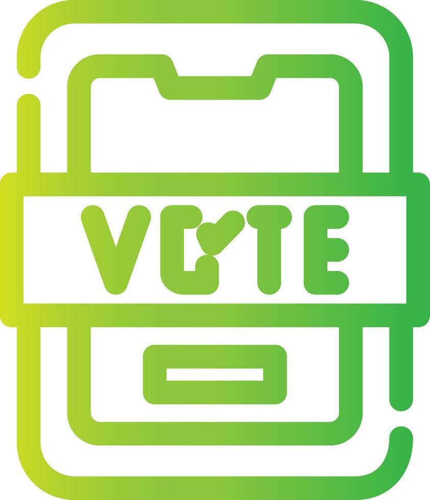 Vote Creative Icon Design vector
