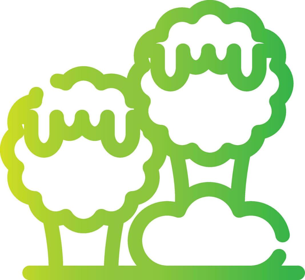 Trees Creative Icon Design vector