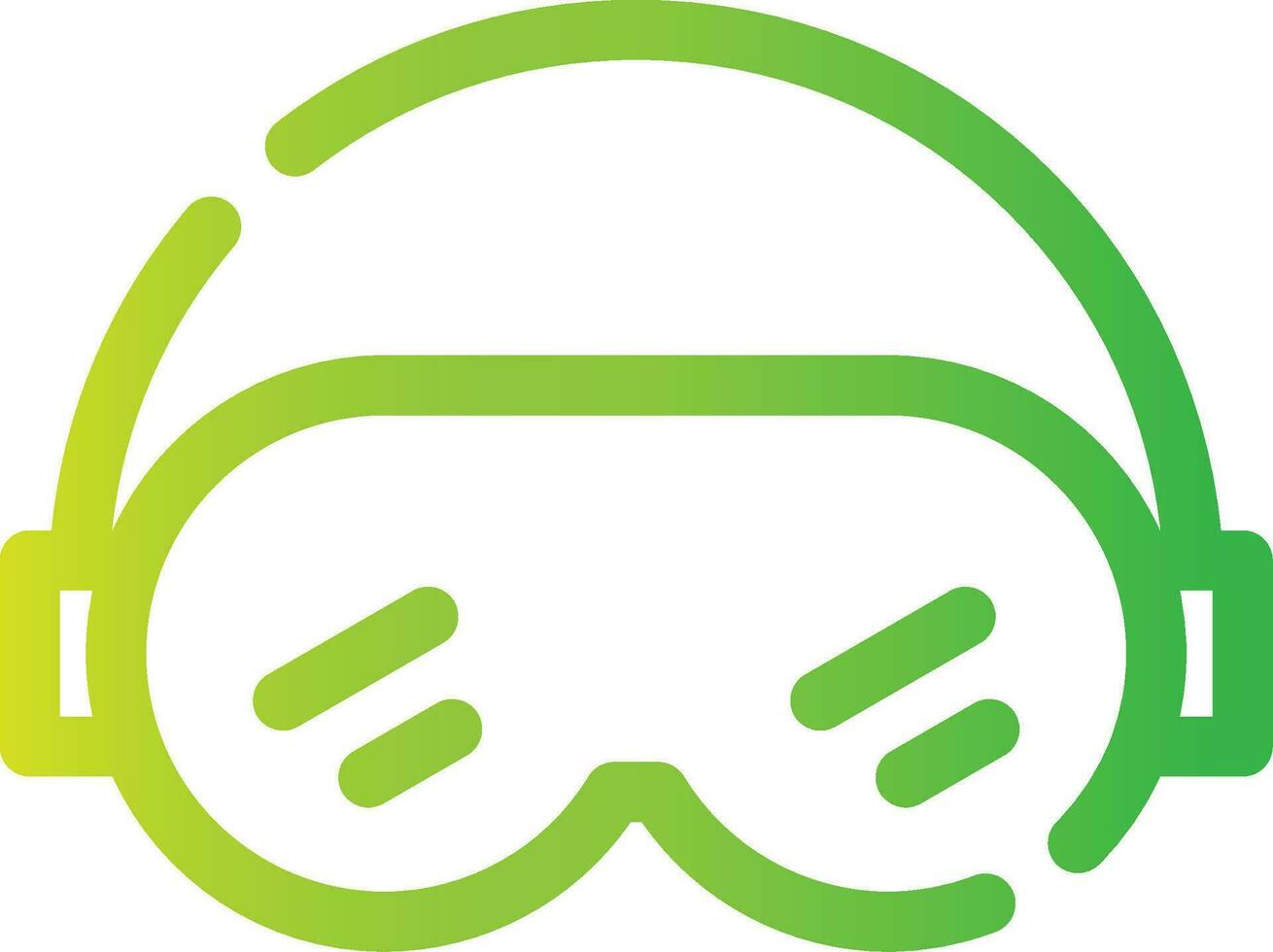 Ski Goggles Creative Icon Design vector