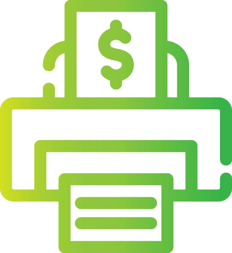 Printer Creative Icon Design vector