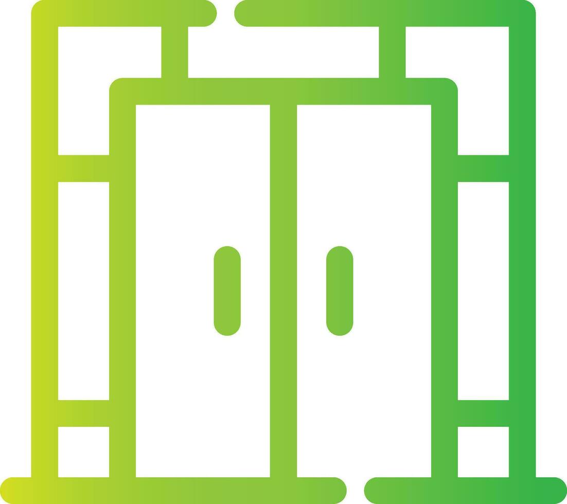 Door Creative Icon Design vector