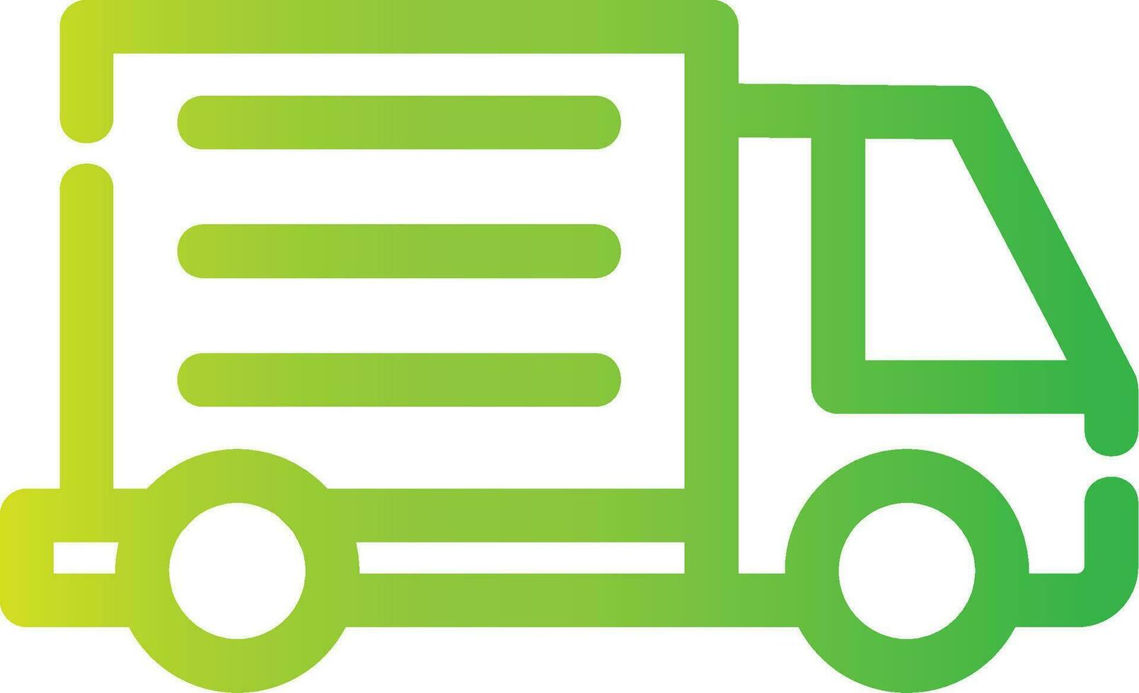 Delivery Truck Creative Icon Design vector