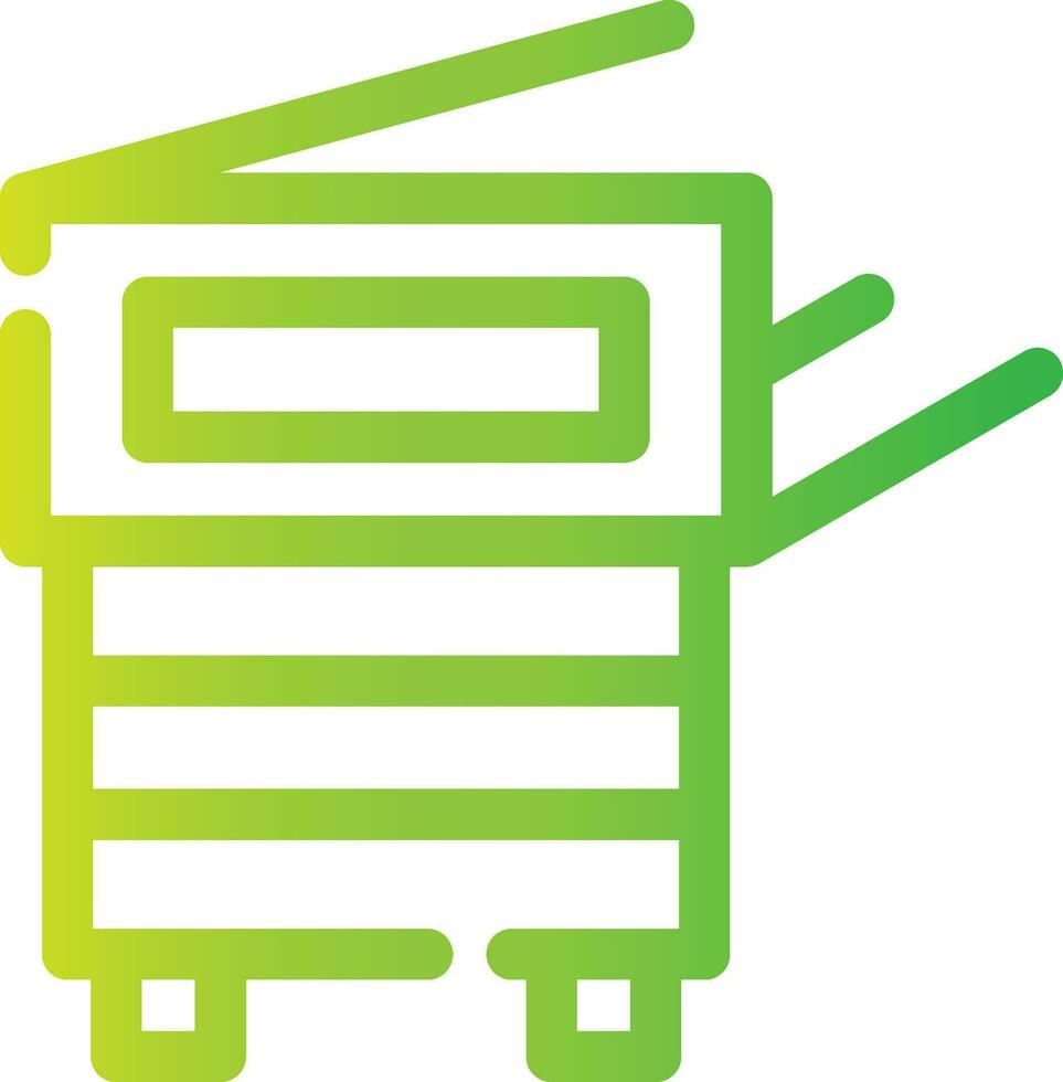 Copy Machine Creative Icon Design vector