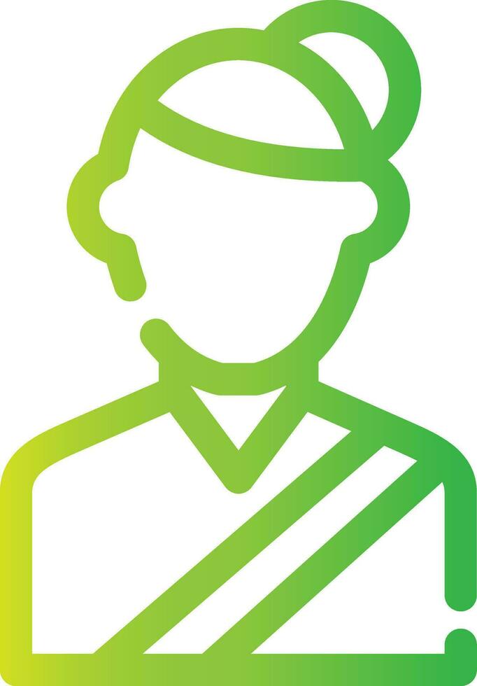 Gymnast Creative Icon Design vector