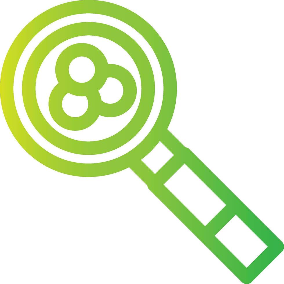 Magnifying Glass Creative Icon Design vector