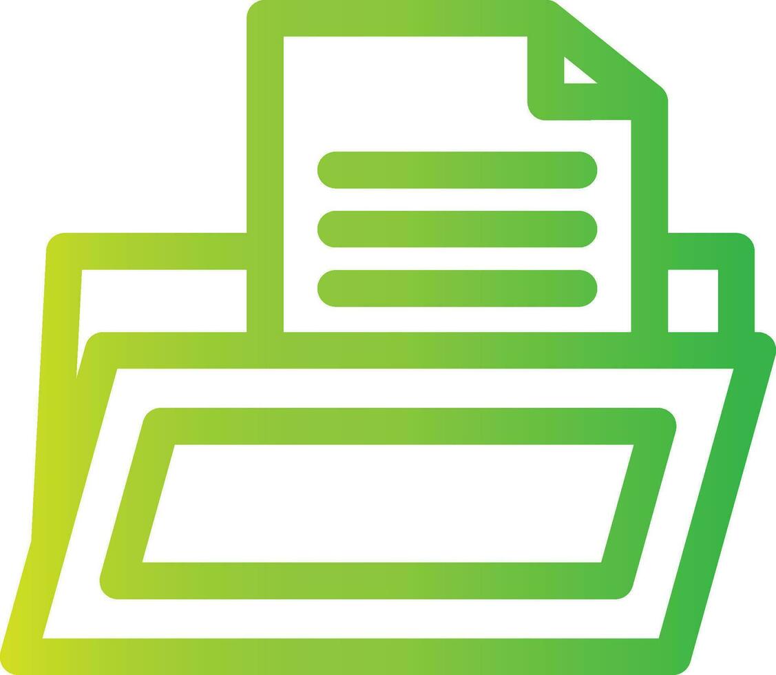 Folder Creative Icon Design vector