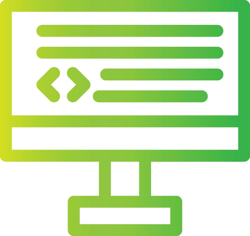 Coding Creative Icon Design vector