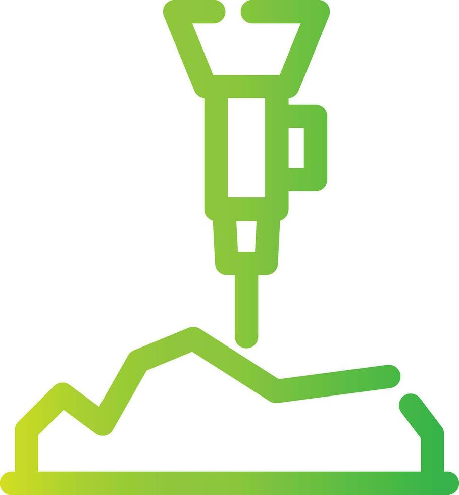 Mining Creative Icon Design vector