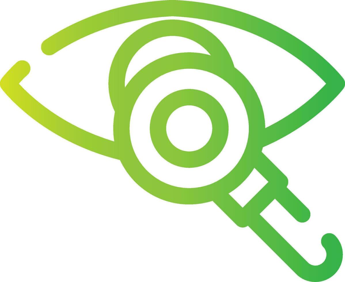 Eye Test Creative Icon Design vector