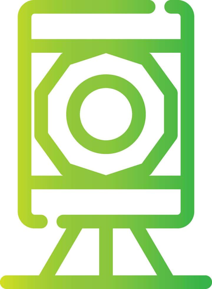 Theodolite Creative Icon Design vector