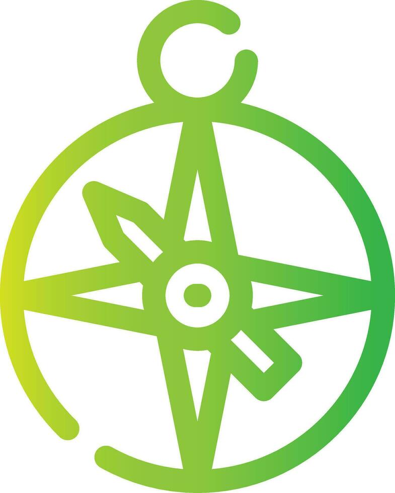 Compass Creative Icon Design vector