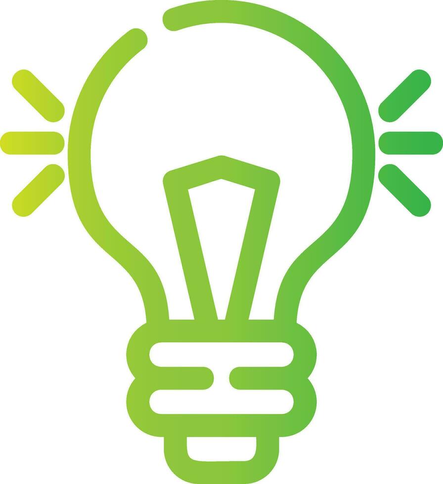 Light Bulb Creative Icon Design vector