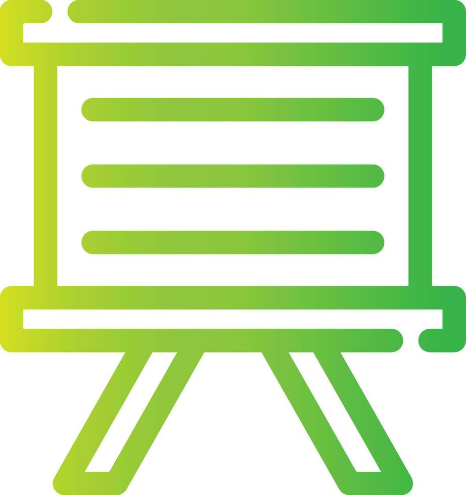 White Board Creative Icon Design vector