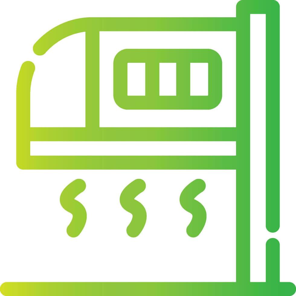 Hand Dryer Creative Icon Design vector