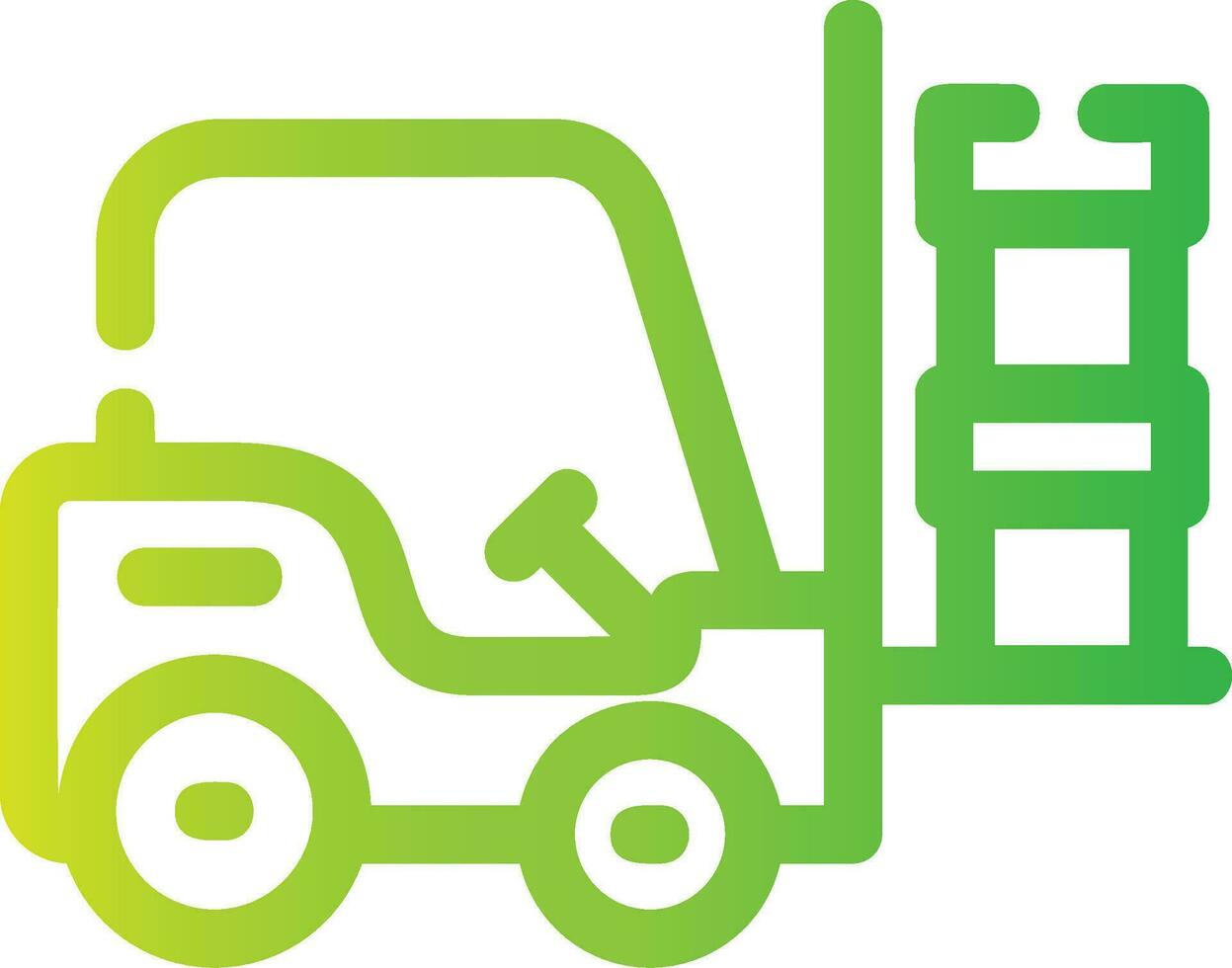 Forklift Creative Icon Design vector