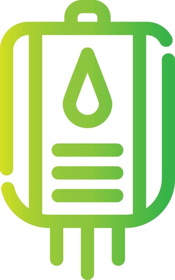 Blood Bag Creative Icon Design vector